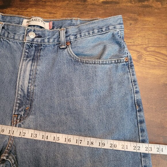 Vtg Levi's Jeans Mens 38x32 Measures 36x31 Relaxed 550 Medium Light Wash Y2K - Picture 6 of 9